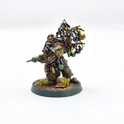 death-guard-project-first-combat-patrol-biologus-putrefactor Death Guard Combat Patrol featuring painted Warhammer 40K miniatures from a Chaos Space Marines army