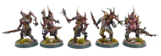 Death Guard Mechanical Reinforcements miniatures – Warhammer 40,000 painting project