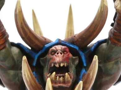 Ironjawz Warchanter miniature – Warhammer Age of Sigmar painting project
