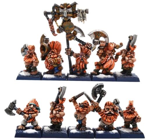 master-of-grudges-2-dwarf-slayer-army-project-2 Dwarf Slayer army project from Master of Grudges 2, featuring painted Warhammer Fantasy Slayer miniatures for a wargaming army