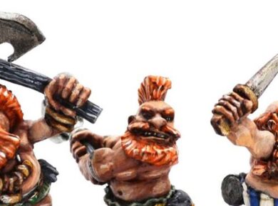 Dwarf Slayer army project from Master of Grudges 2, featuring painted Warhammer Fantasy Slayer miniatures for a wargaming army