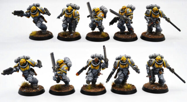 Imperial Harbingers Boarding Strike Space Marines – Warhammer 40,000 miniature project