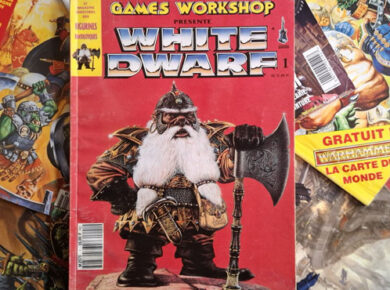 White Dwarf Retro issue 1 – classic Warhammer magazine cover