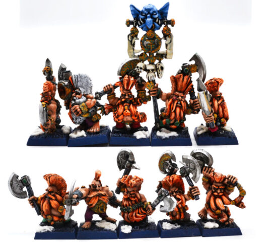 Master of Grudges 5 Slayer Dwarf army for Warhammer: The Old World