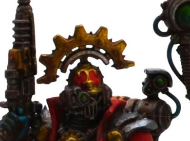 Warhammer 40,000 Adeptus Mechanicus Skitarii Marshal miniature