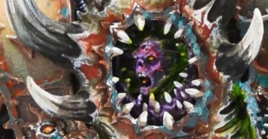 Warhammer 40,000 Death Guard Apostles of Contagion Helbrute miniature