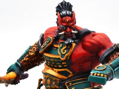 Conquest Yoroni Oni Ayakashi miniature project