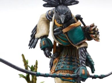 Conquest Yoroni Tengu Ayakashi miniature project