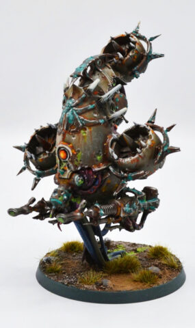 Warhammer 40,000 Death Guard Apostles of Contagion Foetid Bloat-drone miniature