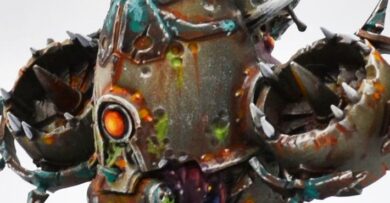 Warhammer 40,000 Death Guard Apostles of Contagion Foetid Bloat-drone miniature