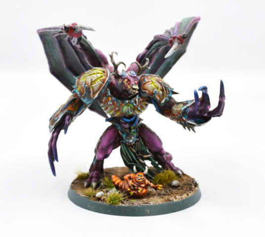 Warhammer 40,000 Death Guard Apostles of Contagion Winged Daemon Prince miniature