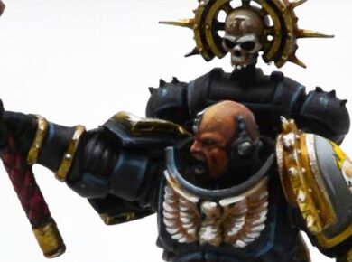Warhammer 40,000 Space Marines Imperial Harbingers Chaplain miniature