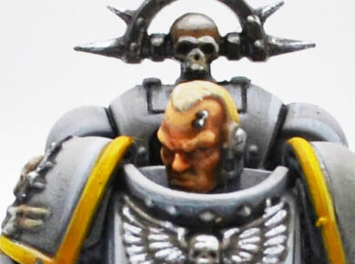 Warhammer 40,000 Space Marines Imperial Harbingers Lieutenant Amulius miniature