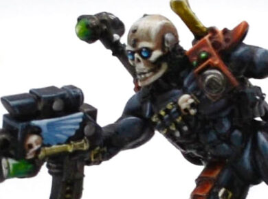 Warhammer 40,000 Imperial Agents Eversor Assassin miniature