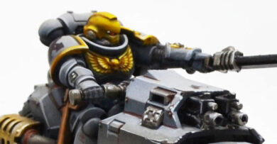 Warhammer 40K Space Marines Project – Indomitus miniatures painted as Imperial Harbingers