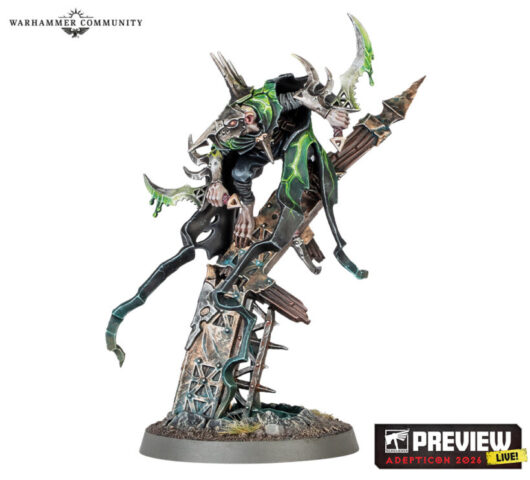 Age of Sigmar and Warhammer Underworlds AdeptiCon 2026 reveals, showcasing new miniatures and upcoming tabletop wargaming releases.