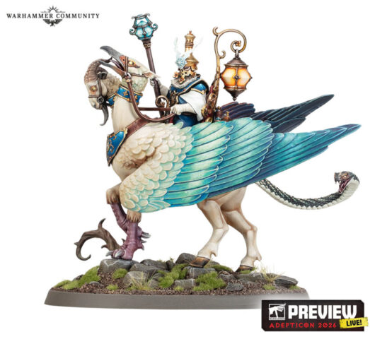 Age of Sigmar and Warhammer Underworlds AdeptiCon 2026 reveals, showcasing new miniatures and upcoming tabletop wargaming releases.
