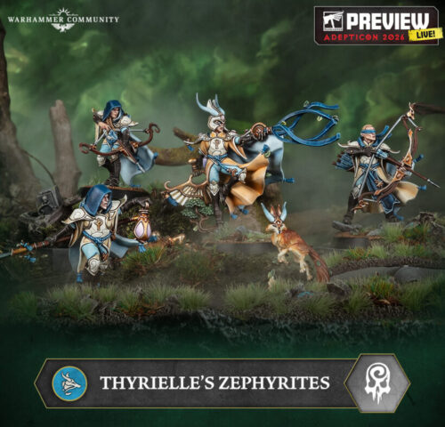 Age of Sigmar and Warhammer Underworlds AdeptiCon 2026 reveals, showcasing new miniatures and upcoming tabletop wargaming releases.