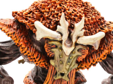 Conquest First Blood Weaver Courts Crann Guardian miniature, showcasing a powerful fantasy warrior for a tabletop wargaming army.