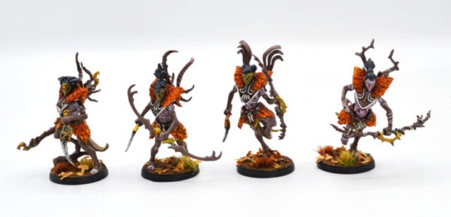 conquest-first-blood-weaver-courts-kern-skirmishers-1 Conquest First Blood Weaver Courts Kern Skirmishers miniatures, showcasing agile fantasy warriors for a tabletop wargaming army.
