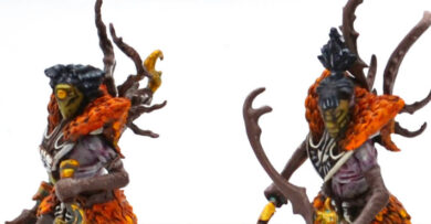 Conquest First Blood Weaver Courts Kern Skirmishers miniatures, showcasing agile fantasy warriors for a tabletop wargaming army.