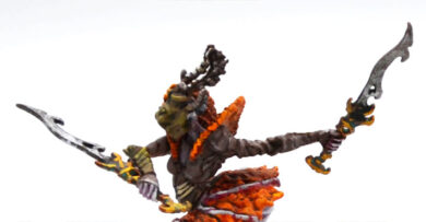 Conquest First Blood Weaver Courts Scathach Hunters miniatures, showcasing elite fantasy hunters for a tabletop wargaming army.