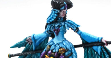 Conquest First Blood Weaver Courts Seanchas Sidhe miniature from a fantasy tabletop wargaming army.