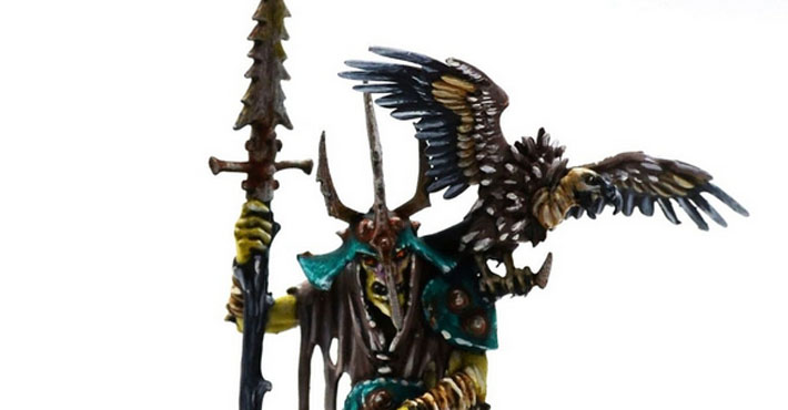 Kruleboyz Gutrippa Boss Haggok Orruk from Warhammer Age of Sigmar, showcasing a detailed Orruk miniature for a fantasy tabletop wargaming army.