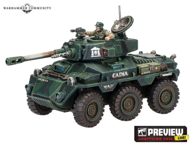 Warhammer 40,000 and Kill Team AdeptiCon 2026 reveals showcasing new miniatures and upcoming tabletop wargaming releases.