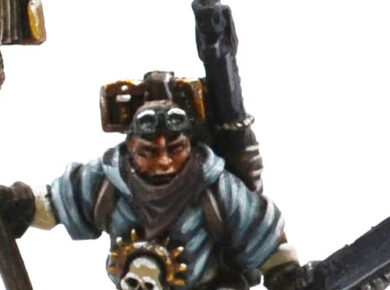 Imperial Agents project featuring Imperial Missionaries from Warhammer 40,000, showcasing painted miniatures for an Imperial tabletop wargaming army.