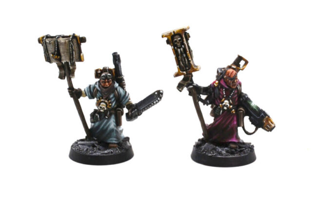 imperial-agents-imperial-missionaries-warhammer-40k-2 Imperial Agents project featuring Imperial Missionaries from Warhammer 40,000, showcasing painted miniatures for an Imperial tabletop wargaming army.