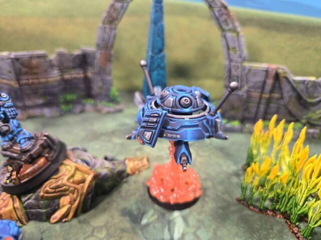 StarCraft tabletop miniature game Terran army by HiigyTv, featuring painted Terran miniatures for sci-fi tabletop wargaming.
