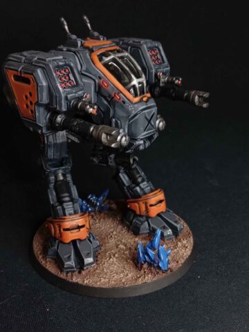 starcraft-tabletop-miniature-game-terran-army-ludoredguard-goliath StarCraft tabletop miniature game Terran army by Ludoredguard, featuring painted Terran miniatures for sci-fi tabletop wargaming.
