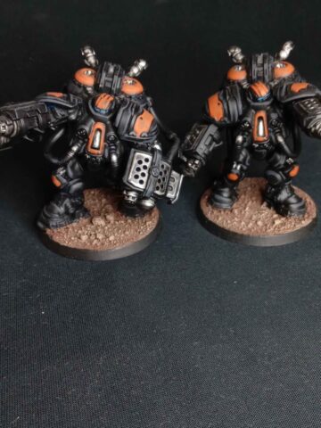 starcraft-tabletop-miniature-game-terran-army-ludoredguard-maraudeur StarCraft tabletop miniature game Terran army by Ludoredguard, featuring painted Terran miniatures for sci-fi tabletop wargaming.