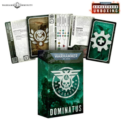 armageddon-unboxing-review-warhammer-40k-11th-edition-orks-dominatus-cards Warhammer 40,000 11th Edition Armageddon unboxing review revealing miniatures, game components, and new tabletop wargaming content.