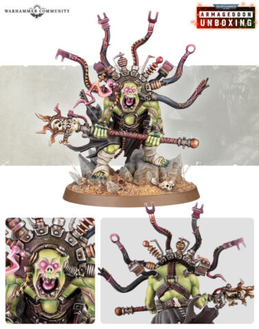 armageddon-unboxing-review-warhammer-40k-11th-edition-orks-weirdboy Warhammer 40,000 11th Edition Armageddon unboxing review revealing miniatures, game components, and new tabletop wargaming content.