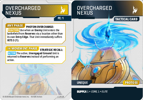 starcraft-tabletop-miniature-game-protoss-1100-points-khalai-army-list-nexus-overcharged StarCraft tabletop miniature game Protoss 1100-point Khalai army list featuring a complete strategic tabletop wargaming force.