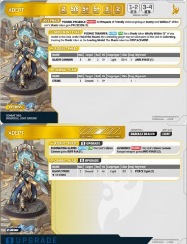 StarCraft tabletop miniature game Protoss project featuring Adept miniatures for a strategic sci-fi wargaming army.