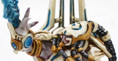 StarCraft tabletop miniature game Protoss project featuring Artanis, a Protoss leader miniature ready for tabletop wargaming.