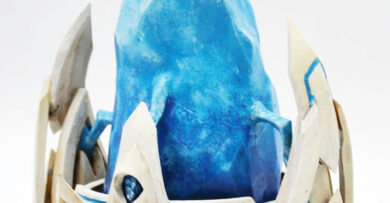 StarCraft tabletop miniature game Protoss project featuring a Pylon miniature for a sci-fi tabletop wargaming army.