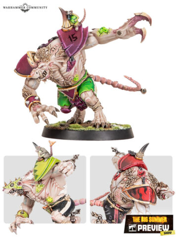 Blood Bowl, Rat Ogre miniature from the Big Summer Preview 2026