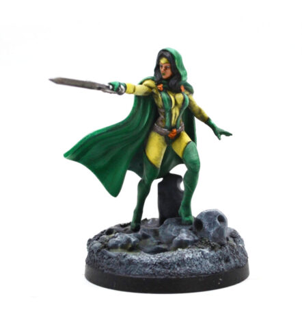 marvel-crisis-protocol-gamora-miniature Gamora miniature from Marvel Crisis Protocol