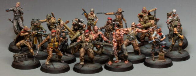 Reichbusters Reloaded unboxing showing Heroes miniatures