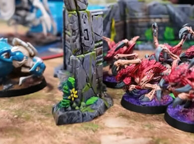 StarCraft Tabletop Miniature Game battle report – Protoss vs Zerg