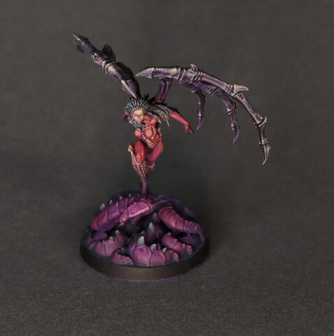 starcraft_tmg_zerg_kerrigan Kerrigan from Starcraft Tabletop Miniature Game.