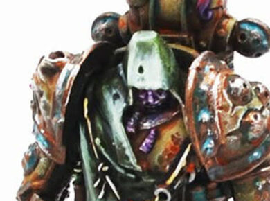 Death Guard Project : Plague Surgeon of Apostle of contagion in Warhammer 40000.