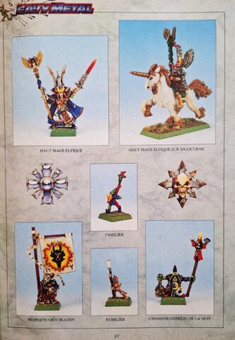 White Dwarf N°2 FR Eavy Metal Warhamme Battle Characters Gallery.