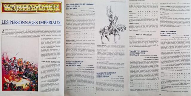 Imperial Character rules in White Dwarf n°2 FR.