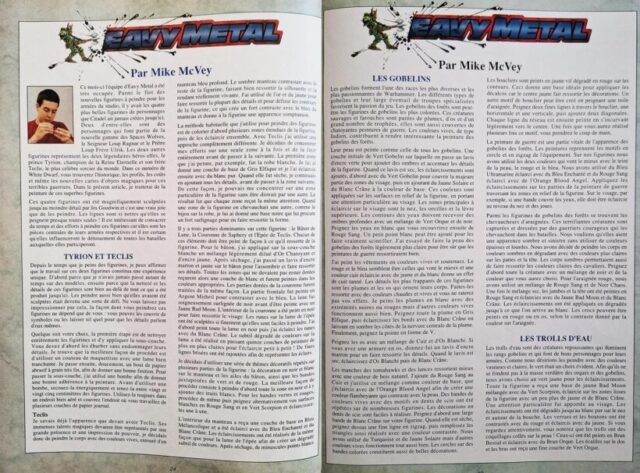 Mike mc Vey review in White Dwarf n°2 FR.