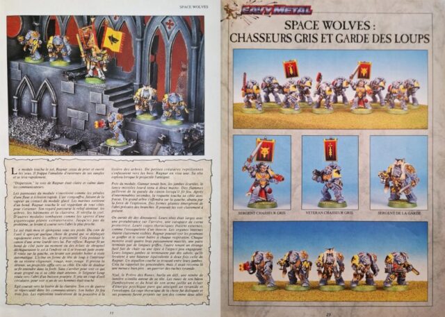 Space Wolves article in whhite Dwarf n°2 FR.